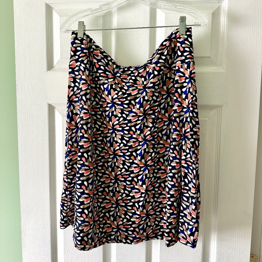 Women’s Skirt Large Spring Summer Color Pops Floral